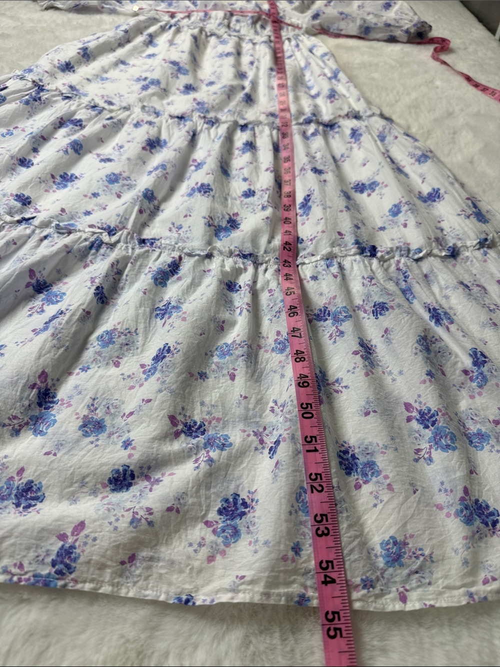 LoveShackFancy x Target Gemma Maxi Dress S Floral Puff Sleeve Smocked Garden - Picture 10 of 16